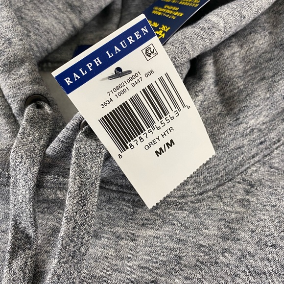 Polo Ralph Lauren Spell Out American Flag Double Knit Hoodie Sweater - Picture 8 of 16